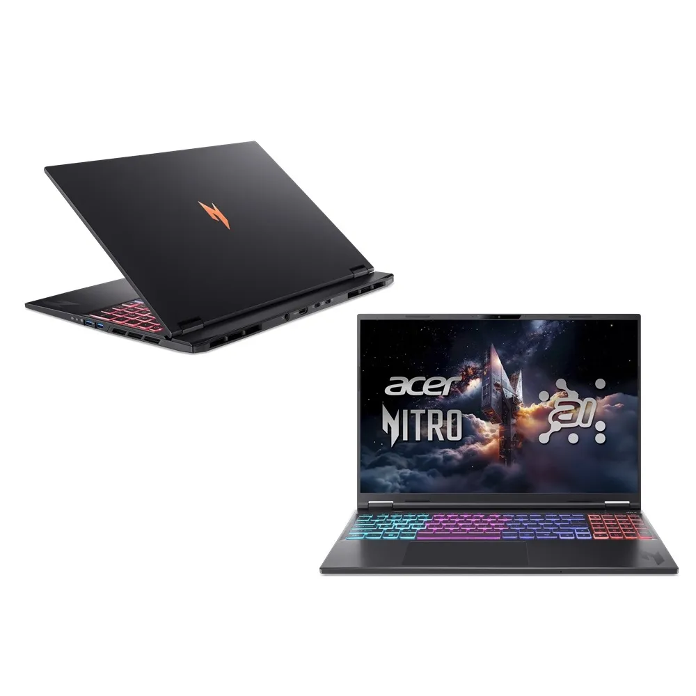 【Acer】送羅技電競鼠★16吋 AMD RTX5070 輕薄AI電競筆電(Nitro S/AN16S-61-R0VD/Ryzen AI 7-350/16G/512G)