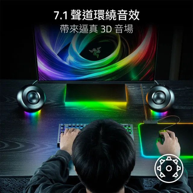 【Razer 雷蛇】Mako X 電競喇叭