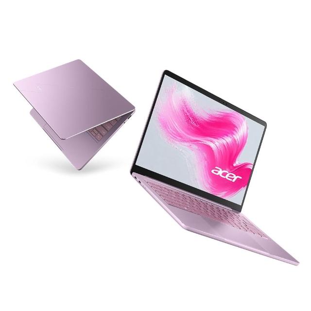 【Acer】Office 2024★14吋Core3輕薄文書筆電-暮櫻粉(Swift Air/SFA14-I31-36Q7Core3-304/8G/512G/W11)