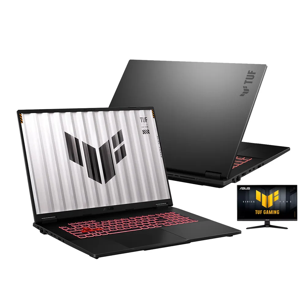 【ASUS 華碩】27型螢幕組★18吋GeForce RTX 5050 R7-260電競筆電(FA808UH-0021A260H/R7-260/16G/512G/W11)