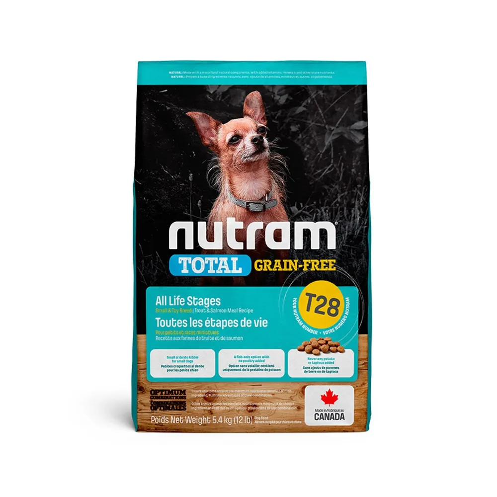 【Nutram 紐頓】T28無穀全能系列狗飼料 5.4kg