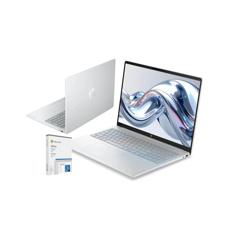 【HP 惠普】Office 2024★16吋 Core 3 304輕薄高效筆電(OmniBook 3 16-bu0370TU/8G/512G SSD/W11/冰川銀)