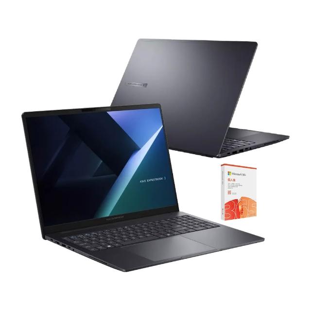 【ASUS 華碩】微軟M365組★16吋Ultra 7 AI商用筆電(B3608CCA-0051A155H/Ultra 7-155H/16G/512G SSD/W11P)
