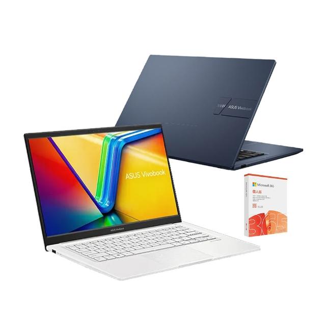 【ASUS 華碩】微軟M365組★14吋Core 5輕薄筆電(Core 5-120U/8G/512G SSD/W11/VivoBook X1404VA)