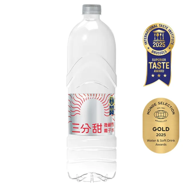 【NAYAQUA 耐雅格生技】三分甜 微鹼性離子水1480mlx2箱(共24入；官方直營)