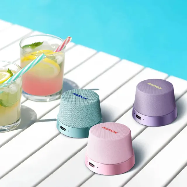 【Momax】1-Vibe Go 迷你磁吸支架無線音箱(可攜式喇叭/無線藍牙音箱/藍牙喇叭)