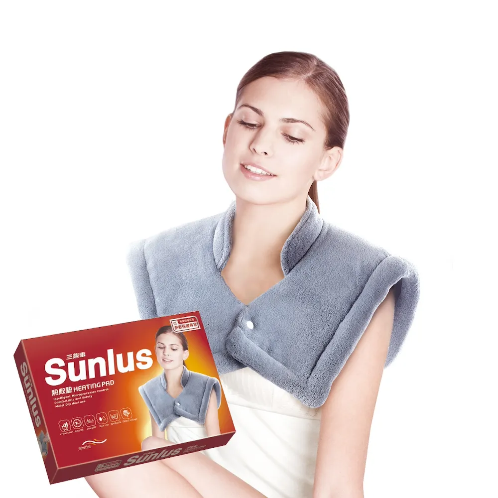 【Sunlus三樂事 官方直營】頸肩雙用柔毛熱敷墊SP1213
