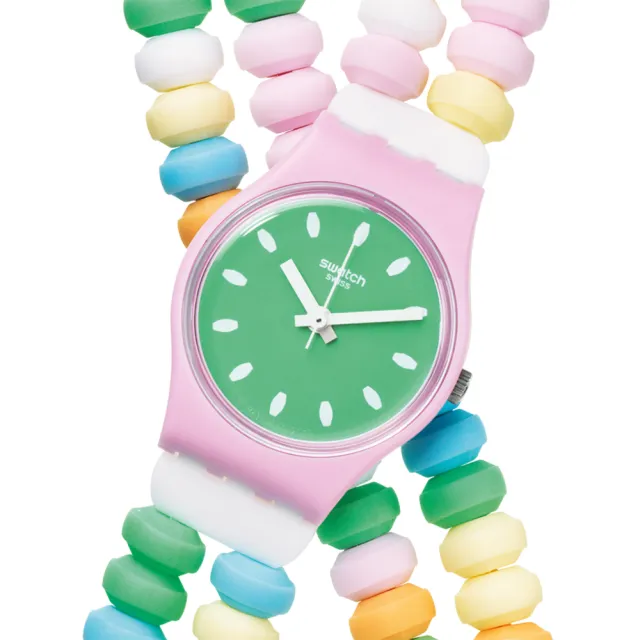 【SWATCH】CARAMELLISSIMA L 經典手錶/女錶/瑞士製造 LP135A(25mm)