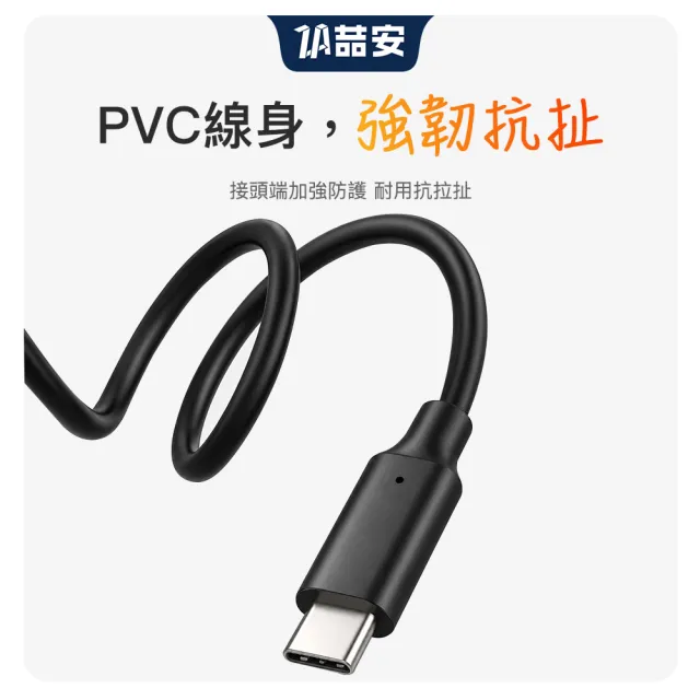 【ZA 喆安】USB3.2 Gen2 10G Type-C充電線1.5m USB-A to Type-C傳輸線 適用iPhone18/17/16/筆電/手機快充線