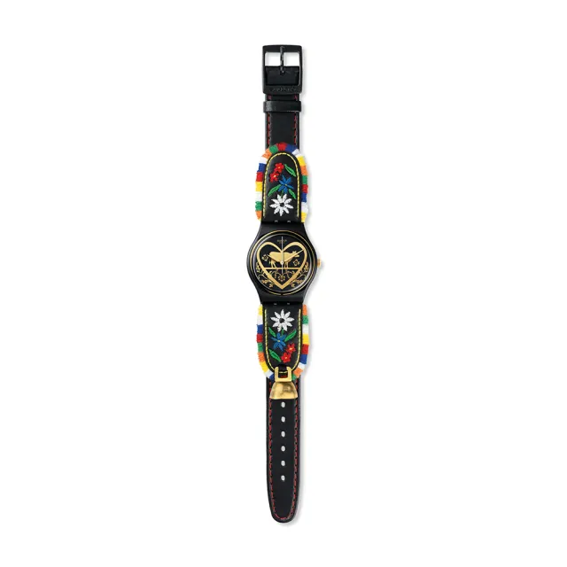【SWATCH】DIE GLOCKE 經典手錶/男錶/女錶/瑞士製造 GB285 (34mm)
