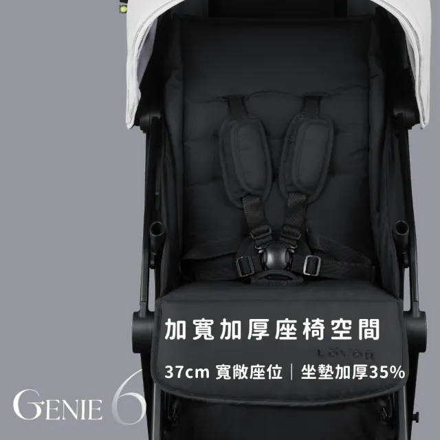 【LOVON】GENIE6代 雙人推車 雙寶組(贈雙車智慧組合器*1 2026全新升級款 嬰兒推車 雙寶推車 雙胞胎推車)