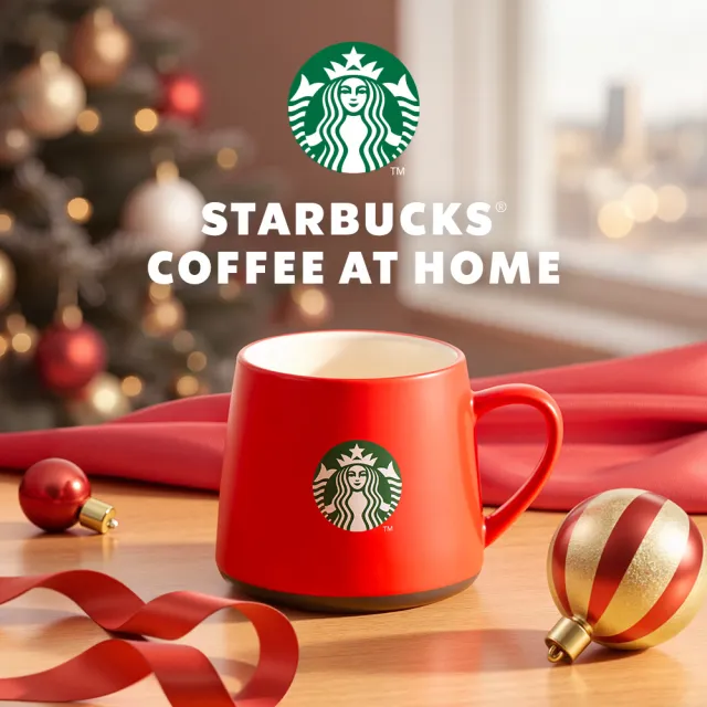 【STARBUCKS 星巴克】Nespresso 節日限定膠囊禮盒(贈節日馬克杯 太妃2+焦糖+香草+家常)