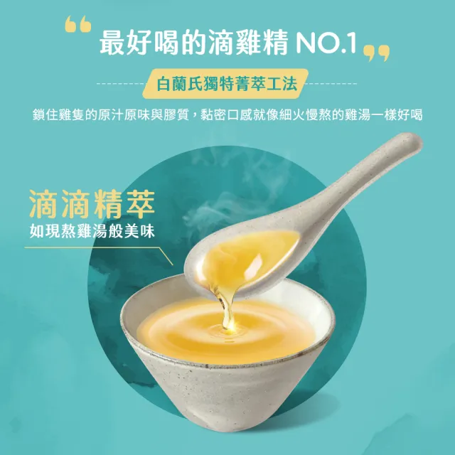【白蘭氏】萃雞精-膠原蛋白菁萃42ml*9入*2盒 (共18入) 禮盒 送禮首選 (No.1最好喝滴雞精 膠原蛋白增量)