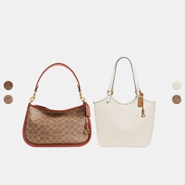 【COACH】蔻馳官方直營 線上限定 CARY/DAY TOTE斜背包 肩背包 托特包-多款任選(C6337/CC437)