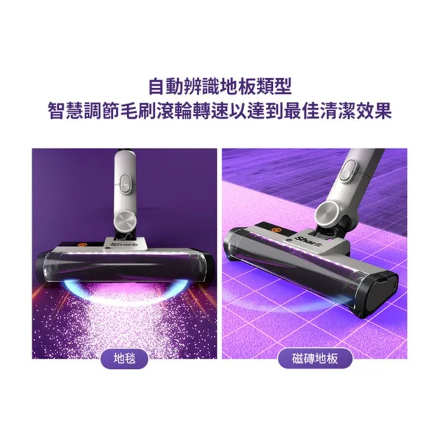 【Shark】限量A+級福利品IW2241 CleanSense IQ智能大吸力無線吸塵器(抗纏結 寵物毛 車用 手持)
