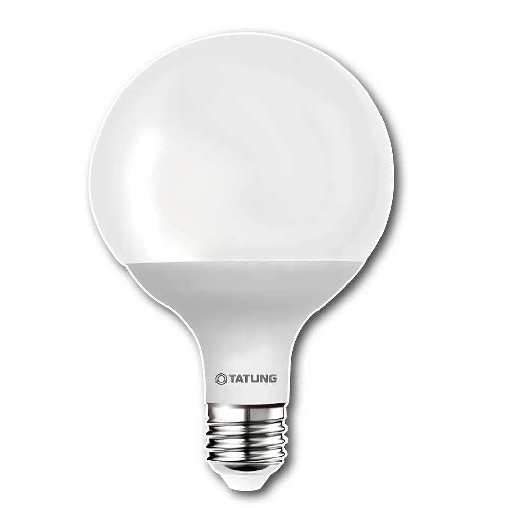 【TATUNG 大同】單入 G95 15W LED燈泡 球型燈泡(6500K 白光)