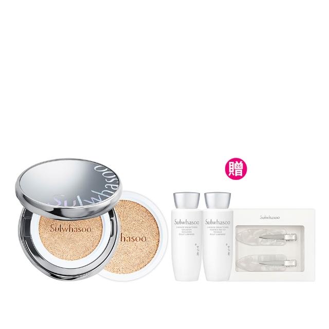 【Sulwhasoo 雪花秀】官方直營 完美珍珠光精華氣墊SPF50 一盒2蕊  (柔焦版/水亮版)