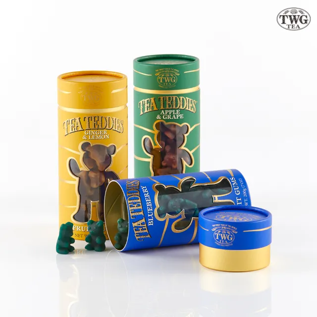 【TWG Tea】茶香泰迪3入組 Tea Teddies (200g/罐)