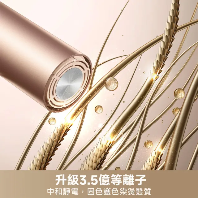 【Dreame 追覓科技】出國必備！Pocket Uni 魔術折疊高速吹風機 鈦金色 (100-240V國際電壓)