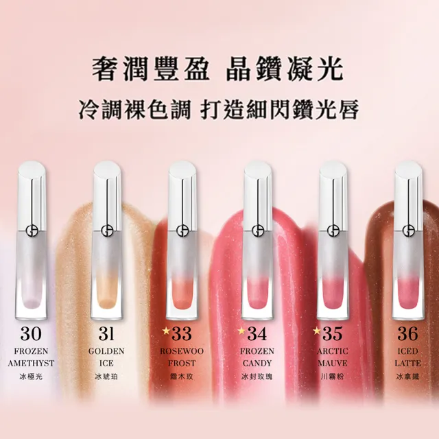 【ARMANI 亞曼尼】訂製晶潤豐唇蜜6.5ml(潤唇膏/嘟嘟唇
