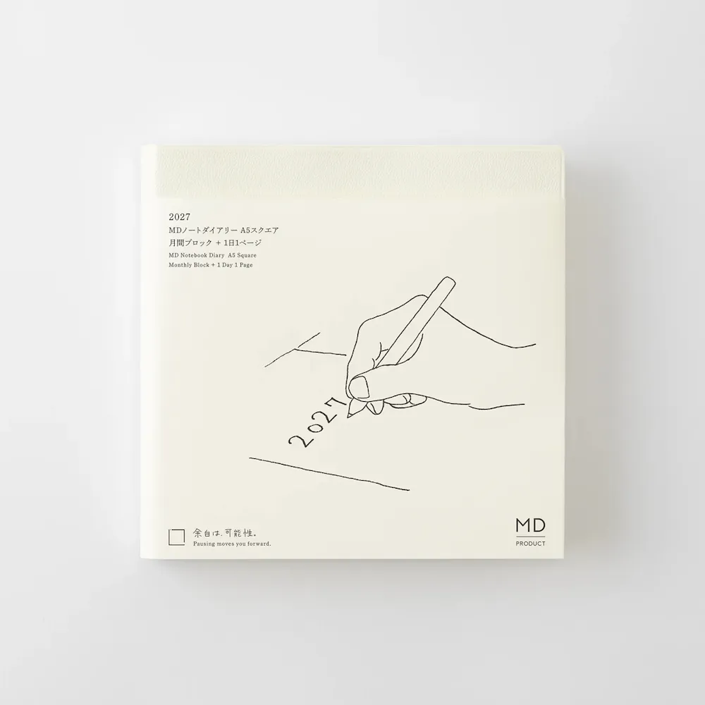 【MIDORI】《2027 年 MD Notebook Diary 一期一會》A5 方形