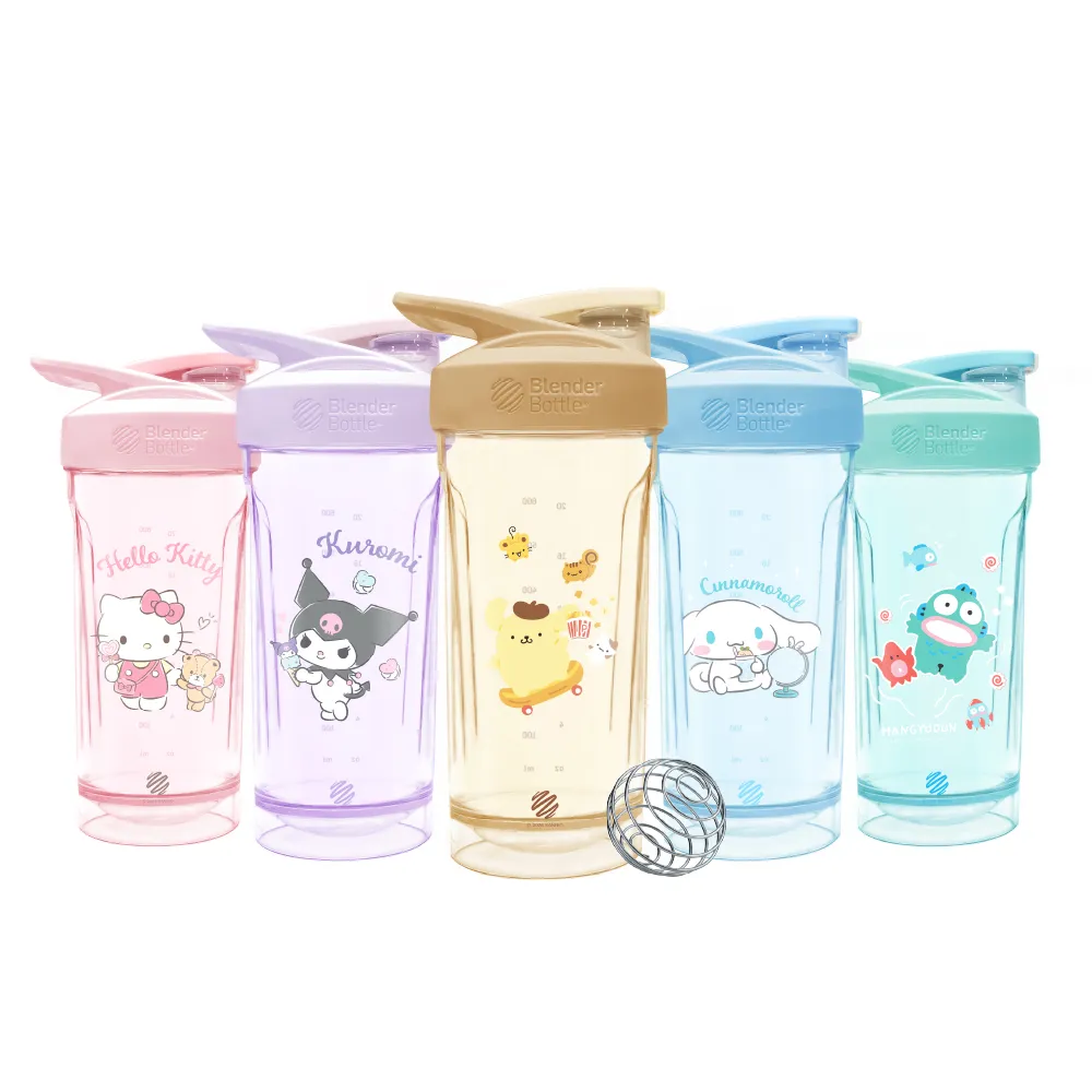 【Blender Bottle】三麗鷗Sanrio〈Strada Tritan〉按壓式防漏環保水壺28oz/828ml(隨行杯/運動水壺/搖搖杯)