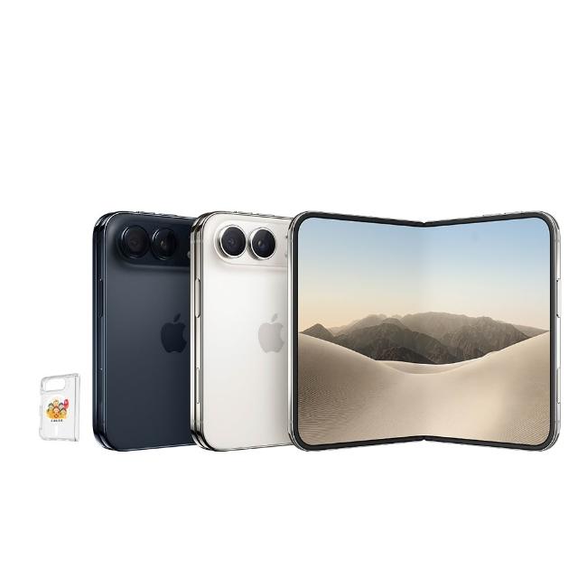 【Apple】iPhone Duo(256G/7.6吋)(松山霞海透明防摔殼組)(預購)