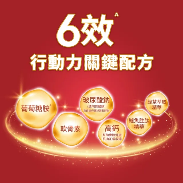 【Move Free 益節】葡萄糖胺六合一精華飲4盒(1包25ml共120包 葡萄糖胺/軟骨素/玻尿酸鈉/鈣/關鍵/保健)
