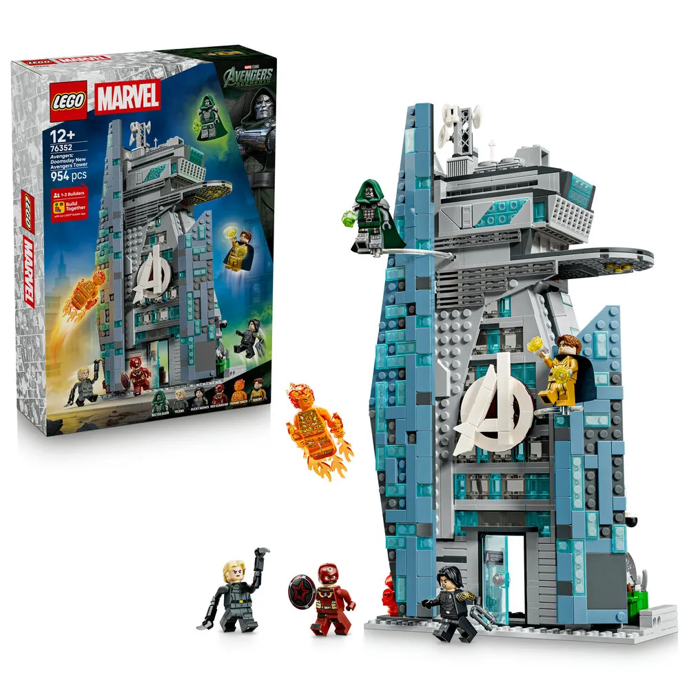 【LEGO 樂高】漫威超級英雄系列 76352 《復仇者聯盟：末日崛起》新復仇者大廈(漫威 建築模型 禮物 收藏)