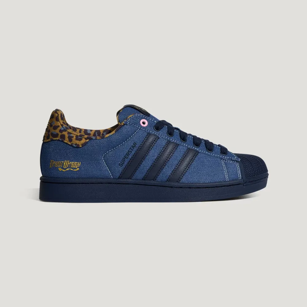 【adidas 愛迪達】Superstar II 男女 休閒鞋 復古 皮革 動物方城市 迪士尼 深藍(KH7260)