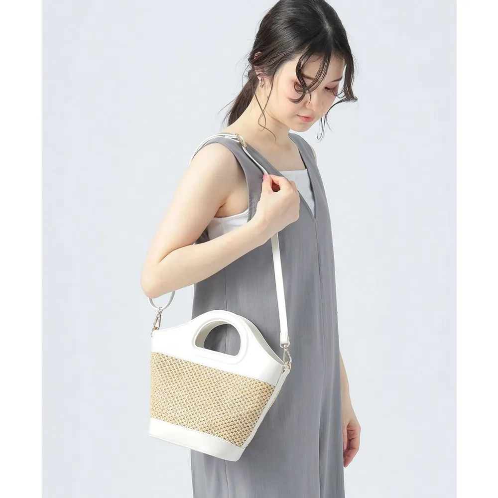 【BEAMS】官方旗艦館 BEAMS HEART / 女裝 厚提把 肩背包