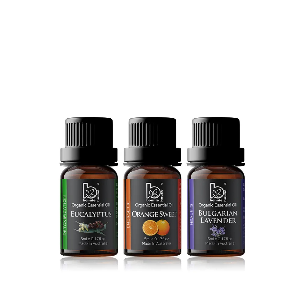 【Bonnie House 植享家】雙有機精油5ml(任選3入)