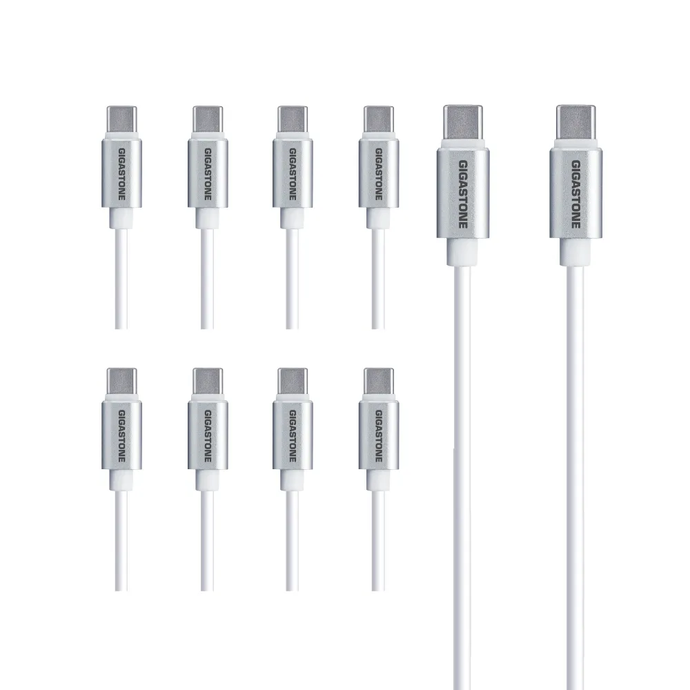 【Gigastone 立達國際】5入組TypeC 60W高速充電傳輸線CC-7600W(iPhone17/Switch/筆電快充)