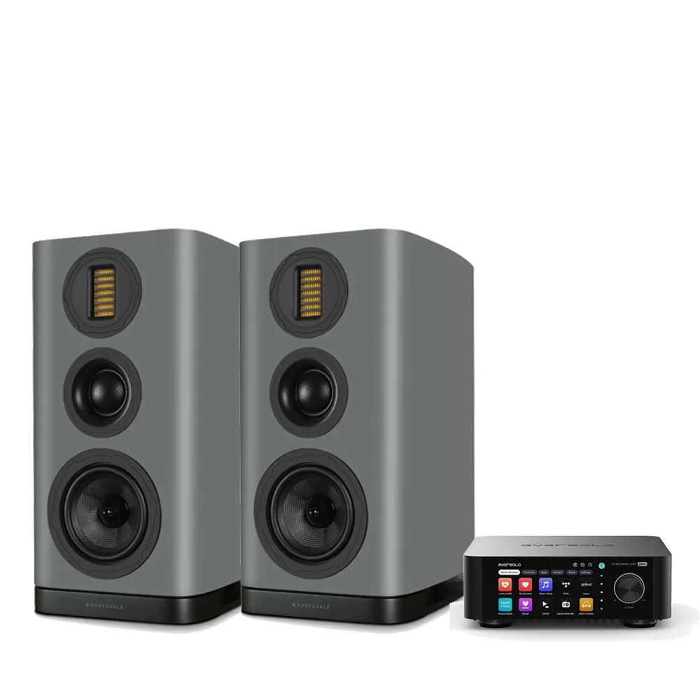 【eversolo】兩聲道音響組合(Play CD Edition + Wharfedale EVO 5.2 喇叭)