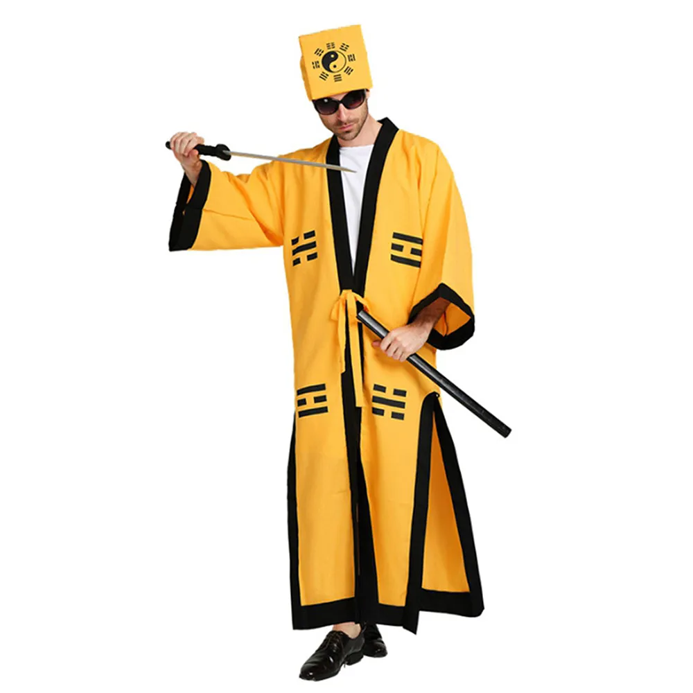 【橘魔法】大人道士服+帽子 套裝 道袍 造型服 萬聖節 角色扮演 道具 戲劇 變裝派對 主題 尾牙 cosplay