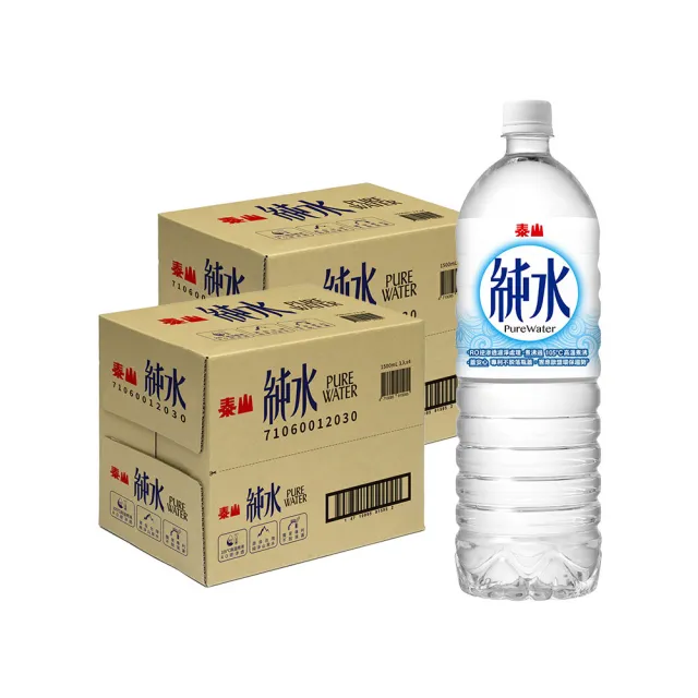 【泰山】純水1500mlx2箱共24入(官方直營)