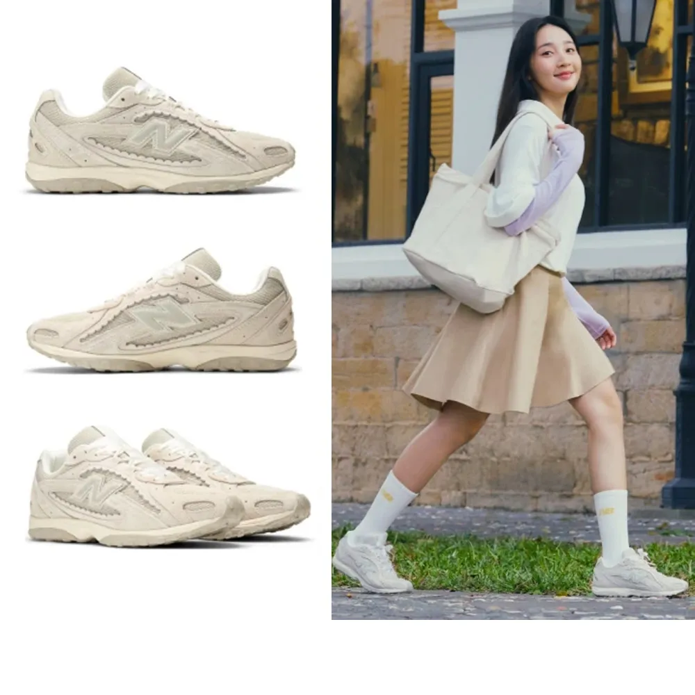 【NEW BALANCE】NB 204L復古鞋/運動鞋_U204L2SZ-D_U204L4HH-D_U204L6A6-D_U204L1ZH-D_燕麥/灰藍(附雙鞋帶)
