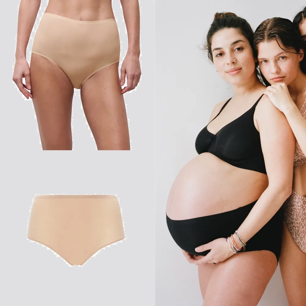 【Chantelle 仙黛爾】Soft Stretch.5件包色組 彈力 涼感 無痕 高腰女內褲.26470_5SET(超包覆.超透氣觸感)