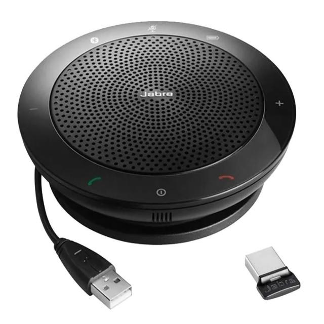 【Jabra】官方直營 Speak 510+MS無線可攜式遠距會議電話揚聲器(藍牙喇叭揚聲器內建麥克風)