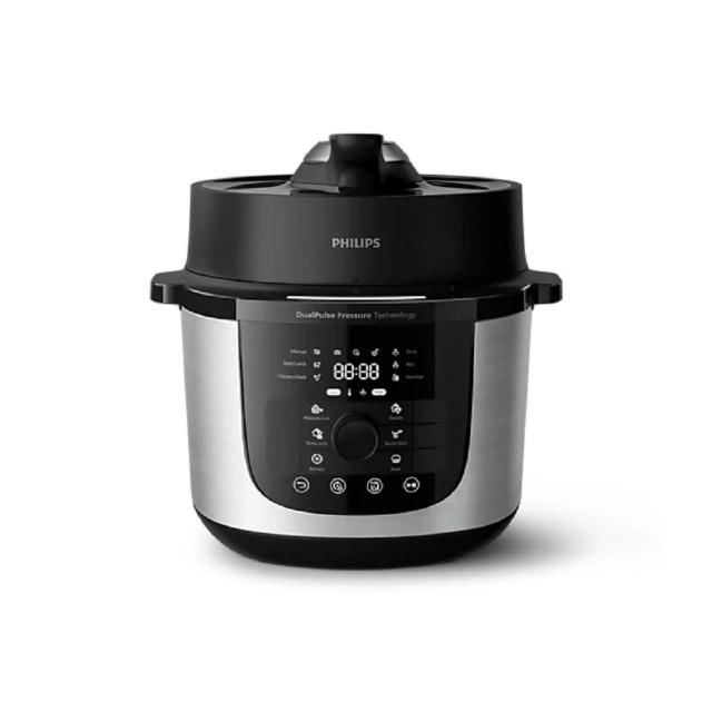 【Philips 飛利浦】歐in萬 雙重脈衝智慧萬用鍋-HD2616/70