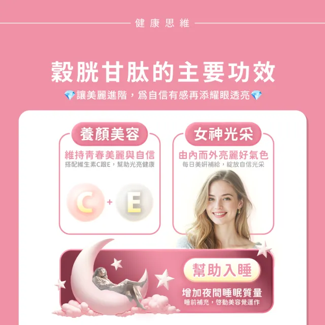 【Sun 日落恩賜】GSH極緻齡頂級穀胱甘肽膠囊5袋組(共150粒)