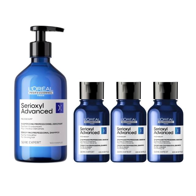 【L’OREAL 巴黎萊雅PRO】絲芮雅頭皮系列洗髮精500ml (修護/去屑/健髮/蓬鬆/頭皮養護/頭皮調理)