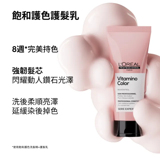 【L’OREAL 巴黎萊雅PRO】絲漾博飽和護色護髮乳200ml