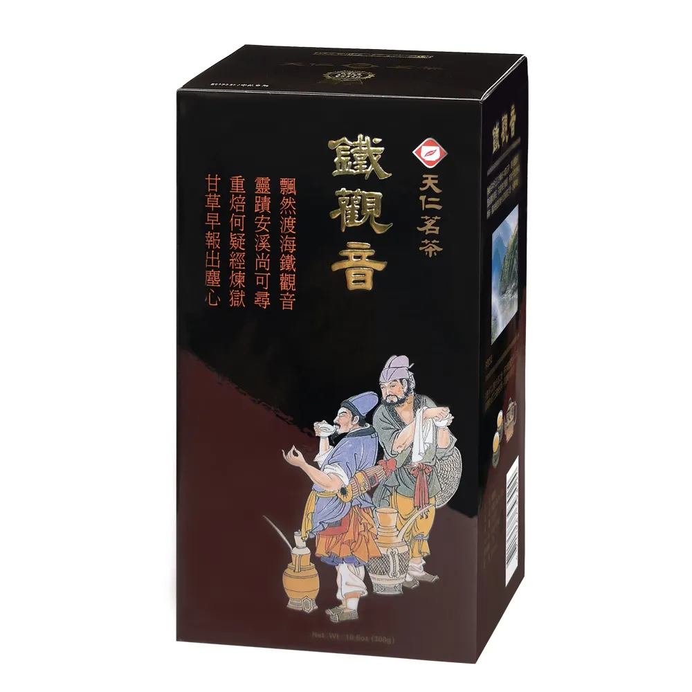 【天仁茗茶】台灣鐵觀音茶茶葉300g*3入