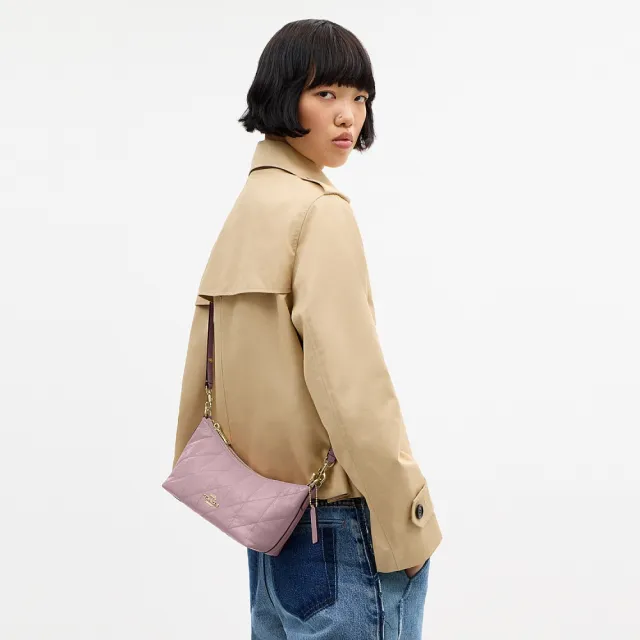 【COACH】蔻馳官方直營 CAITLIN 絎縫單肩手袋 肩背包 斜背包-多色任選(CDZ88)