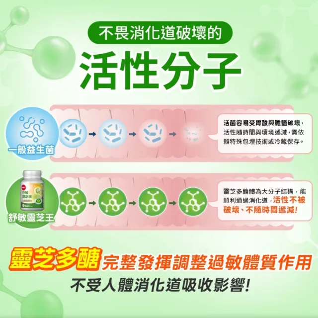 【葡萄王】舒敏靈芝王靈芝菌絲體膠囊60粒x4入組 共240粒