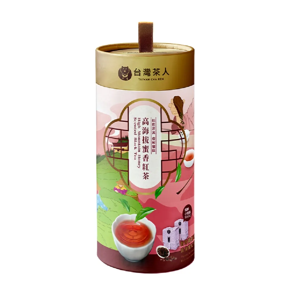 【台灣茶人】100%好茶系列-高海拔蜜香紅茶(50Gx2入/罐)