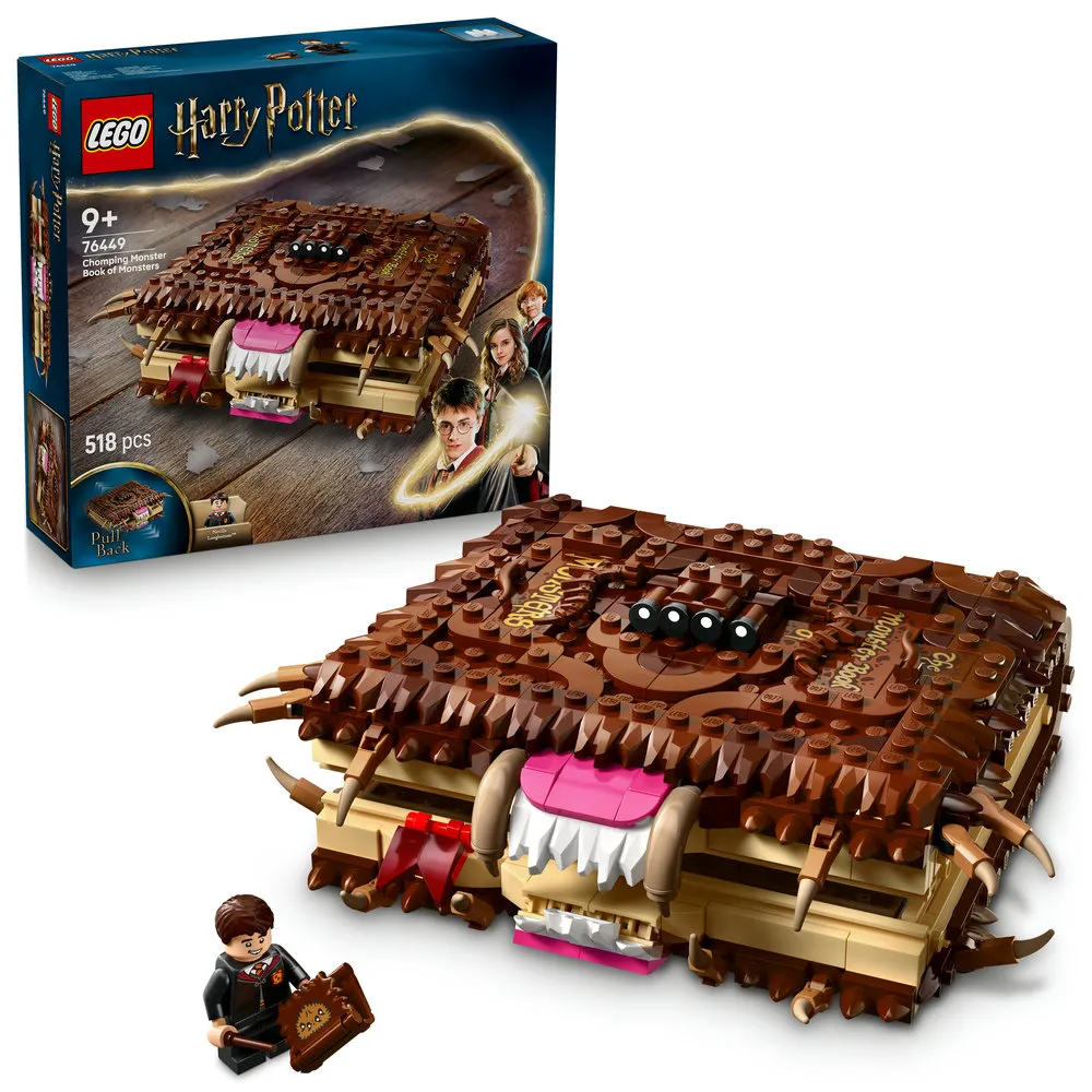 【LEGO 樂高】哈利波特系列 76449 會咬人的《怪獸的怪獸書》(Harry Potter 怪獸書 兒童玩具 積木)