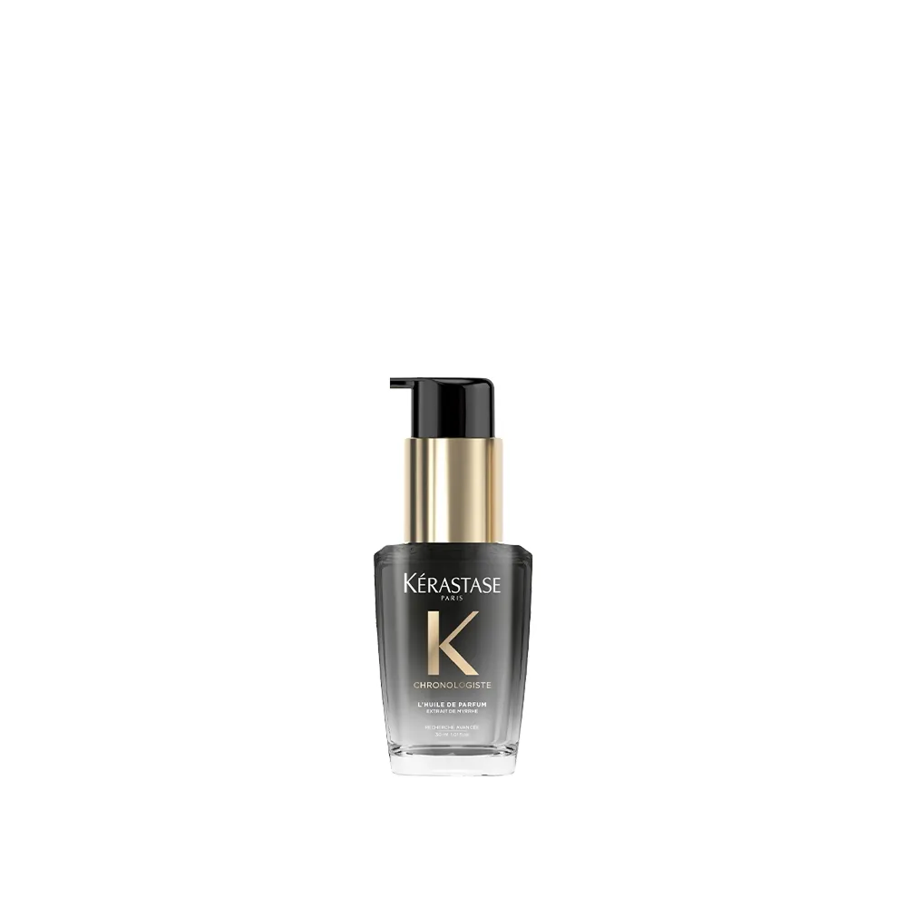 【KERASTASE 巴黎卡詩】黑鑽極萃逆時玫瑰香氛露30ml(護髮油/完美解決頭皮肌膚困擾)