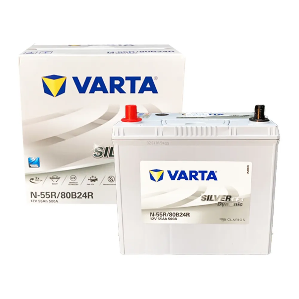 VARTA 華達】N-55 80B24R EFB 啟停車油電車電瓶- momo購物網- 好評推薦